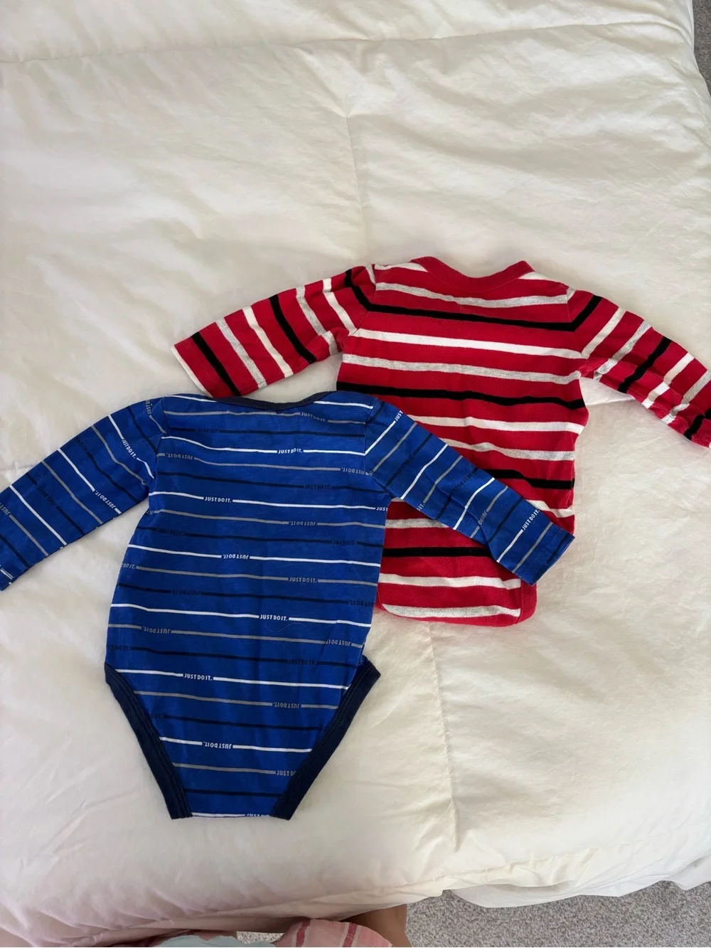 Nike and Baby GAP Striped Long Sleeve Bodysuits